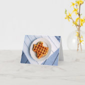 Texas Waffle Karte (Gelbe Blume)
