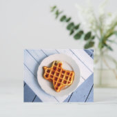 Texas Waffle Postcard Postkarte (Stehend Vorderseite)
