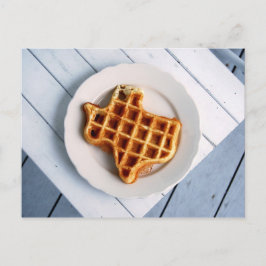 Texas Waffle Postcard Postkarte