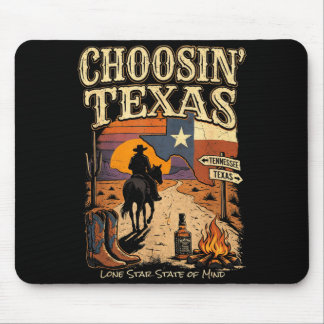 Texas wählen Lone Star State of Mind Cowboy Mousepad