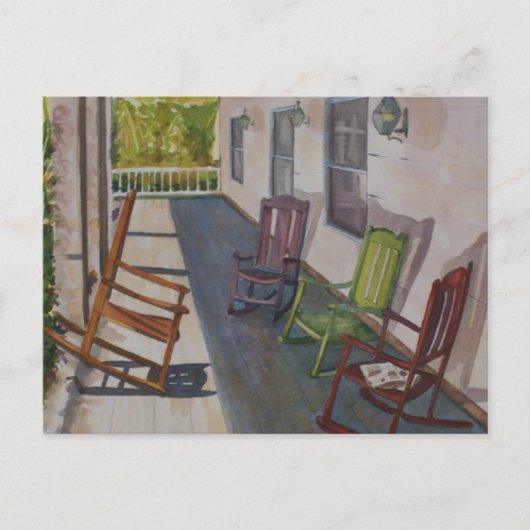 Texas Watercolor Postcard Postkarte (Vorderseite)