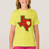 Texas Watermelon Karte Sommerdesign T-Shirt (Vorderseite)