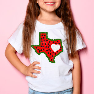 Texas Watermelon Karte Sommerdesign T-Shirt
