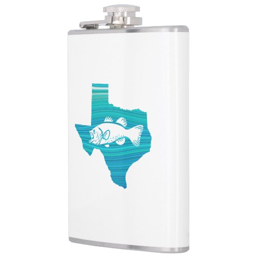 Texas Wave Fishing Flachmann (Links)