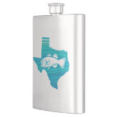 Texas Wave Fishing Flachmann (Links)