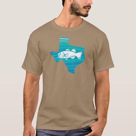 Texas Wave Fishing T-Shirt (Vorderseite)