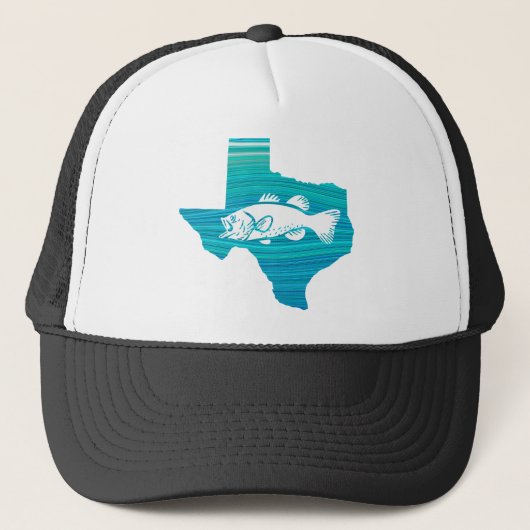 Texas Wave Fishing Truckerkappe (Vorderseite)