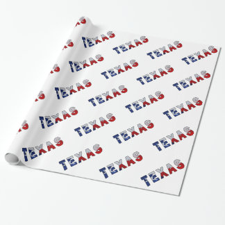 Texas Waving Flag Geschenkpapier