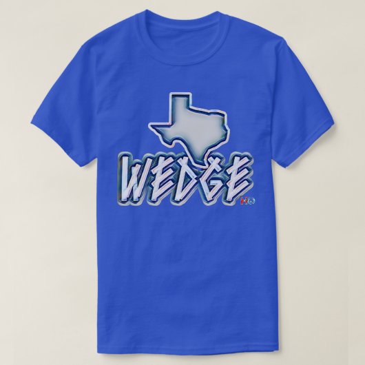 Texas Wedge Hipster Golf T-Shirt (Design vorne)