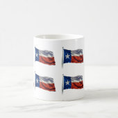 Texas weht Flagge Kaffeetasse (Mittel)