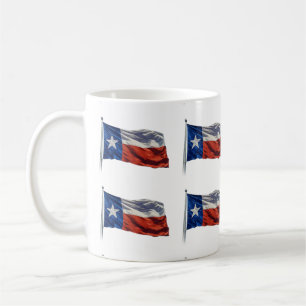Texas weht Flagge Kaffeetasse