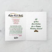 Texas-Weihnachten Feiertagskarte (Innenseite)