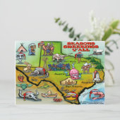 TEXAS Weihnachtskarte Feiertagskarte (Stehend Vorderseite)