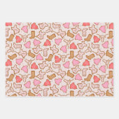 Texas Weihnachtskekse Geschenkpapier Set (Vorderseite 3)