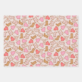 Texas Weihnachtskekse Geschenkpapier Set (Vorderseite 2)