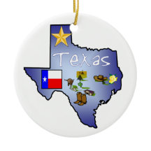 Texas-Weihnachtsverzierung