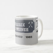Texas Weiner Coffee Tasse Est 1985 B (VorderseiteRechts)