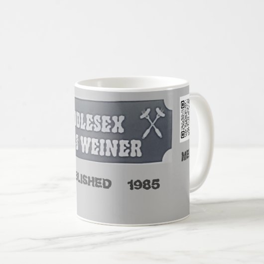 Texas Weiner Coffee Tasse Est 1985 B (VorderseiteRechts)
