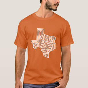 Texas-Weiß-Explosions-T-Shirt T-Shirt