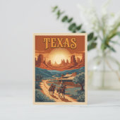 Texas Western Postkarte (Stehend Vorderseite)