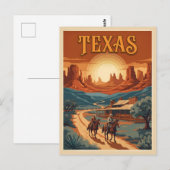 Texas Western Postkarte (Vorne/Hinten)