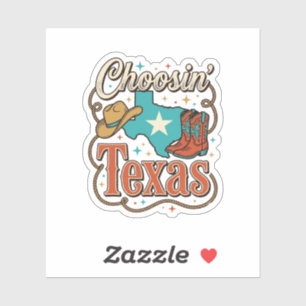 Texas Western Vintage Cowgirl Grafik T-Shirt Desi Aufkleber