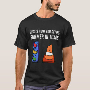 Texas Wetter Melzen Sommerdesign für Stolz Texa T-Shirt