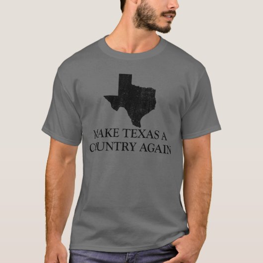 Texas wieder ein Land Texas Secede Texit T-Shirt (Vorderseite)