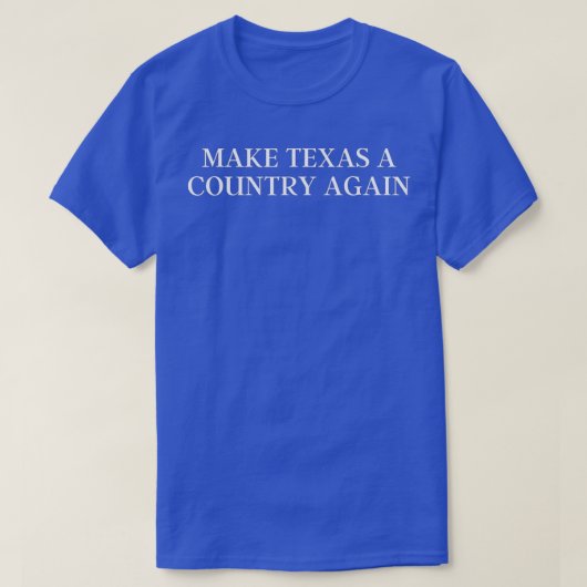 Texas wieder zu einem Land 2022 Scheidung Texan In T-Shirt (Design vorne)