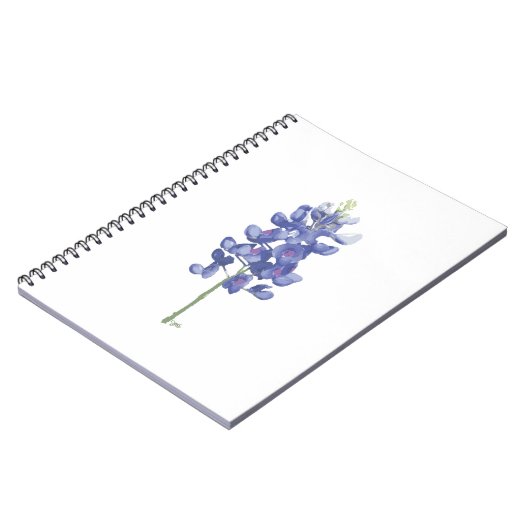 Texas Wild Blume Bluebonnet Notizblock (Linke Seite)
