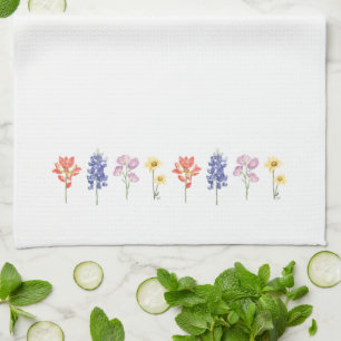 Texas Wild Blume - Indian Paintbrush, Bluebonnet Geschirrtuch