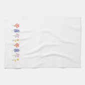 Texas Wild Blume - Indian Paintbrush, Bluebonnet Geschirrtuch (Horizontal)