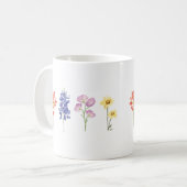 Texas Wild Blume - Indian Paintbrush, Bluebonnet Kaffeetasse (Vorderseite Links)