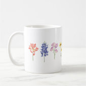 Texas Wild Blume - Indian Paintbrush, Bluebonnet Kaffeetasse (Links)