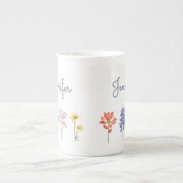 Texas Wild Blume - Indian Paintbrush, Bluebonnet Porzellantasse