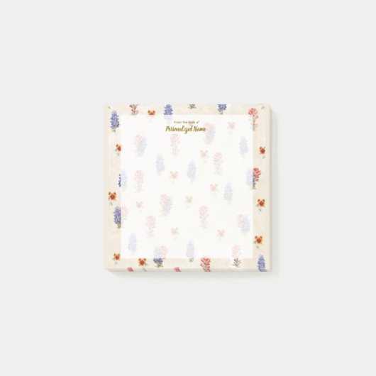 Texas Wild Blume Post-it Klebezettel (Vorderseite)