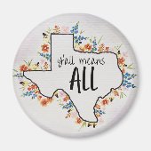 Texas Wildblume Inclusive Magnet (Vorne)