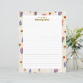 Texas-Wildblume-Papierblatt (Stehend Vorderseite)