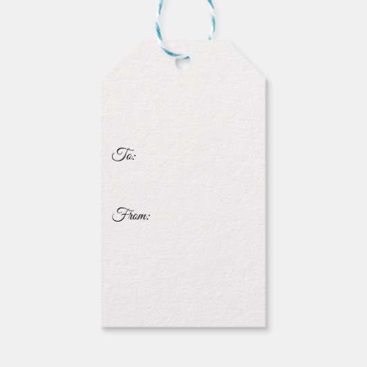 Texas Wildblume Pattern Geschenkanhänger (Rückseite)