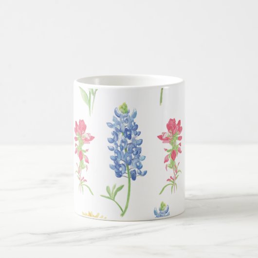 Texas Wildblume Pattern Kaffeetasse (Mittel)