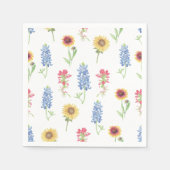 Texas Wildblume Pattern Serviette (Vorderseite)