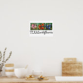 "Texas Wildblumen" 16,5" x 11" Poster (Küche)