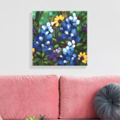 "Texas Wildblumen - Bluebonnets", Leinwand (Insitu (Wohnzimmer))