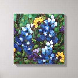 "Texas Wildblumen - Bluebonnets", Leinwand