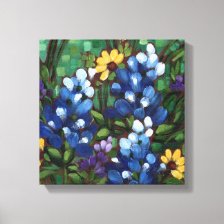 "Texas Wildblumen - Bluebonnets", Leinwand
