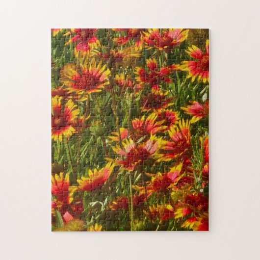 Texas-Wildblumen-Chaos Puzzle (Vertikal)