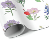 Texas-Wildblumen Geschenkpapier (Rolleneckpunkt)