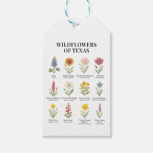 Texas-Wildblumen im Wasserfarbenstil Geschenkanhänger