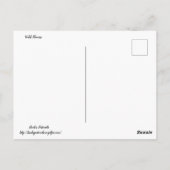 Texas-Wildblumen Postkarte (Rückseite)