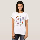 Texas-Wildblumen T-Shirt (Vorne ganz)